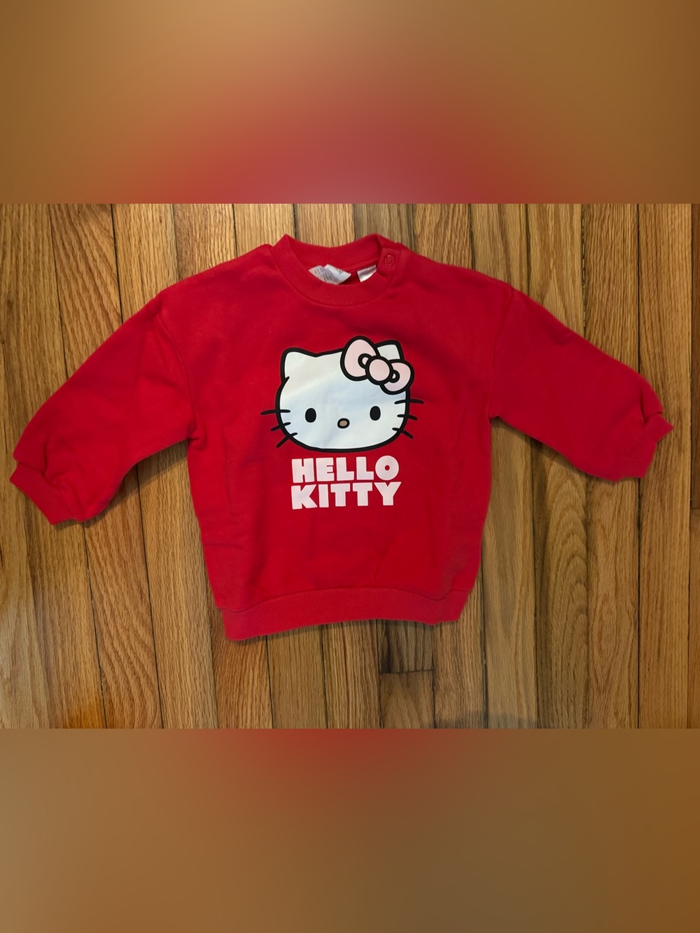 Hello Kitty Red girl Sweatshirt 18 month size